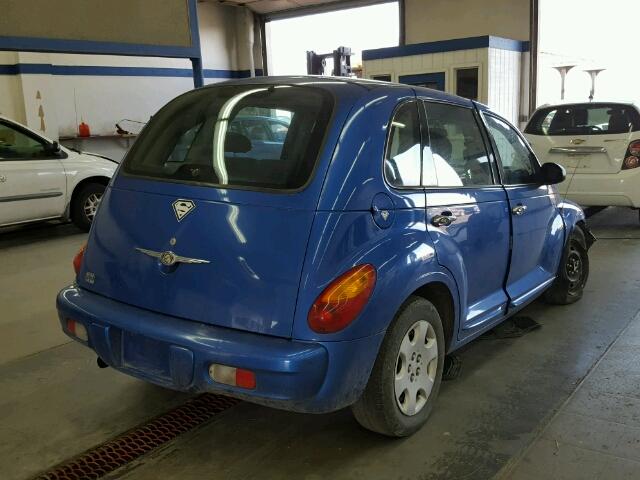 3C8FY58B35T585025 - 2005 CHRYSLER PT CRUISER BLUE photo 4