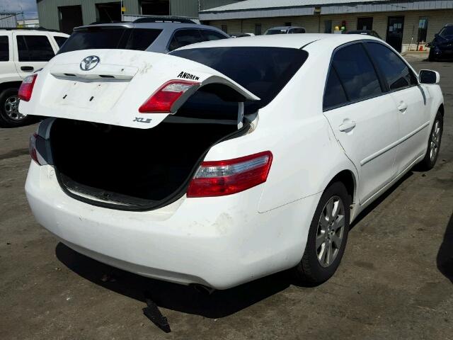 4T4BE46K79R081368 - 2009 TOYOTA CAMRY BASE WHITE photo 4