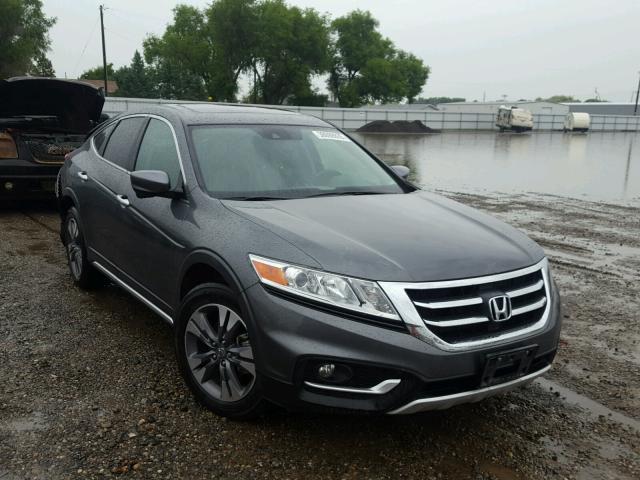 5J6TF2H54DL001402 - 2013 HONDA CROSSTOUR GRAY photo 1