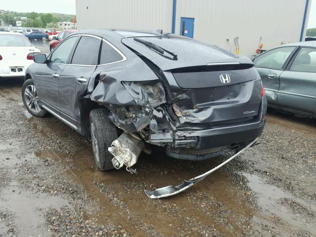 5J6TF2H54DL001402 - 2013 HONDA CROSSTOUR GRAY photo 3