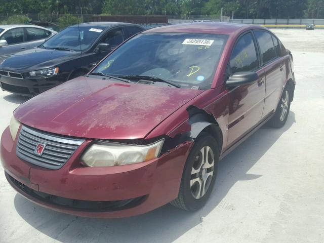 1G8AJ55F26Z135152 - 2006 SATURN ION LEVEL MAROON photo 2