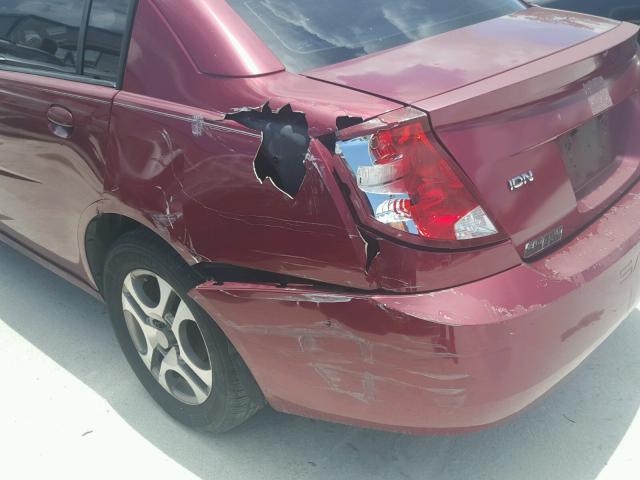 1G8AJ55F26Z135152 - 2006 SATURN ION LEVEL MAROON photo 9