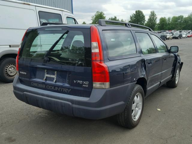 YV1SZ58D521070958 - 2002 VOLVO V70 XC BLUE photo 4