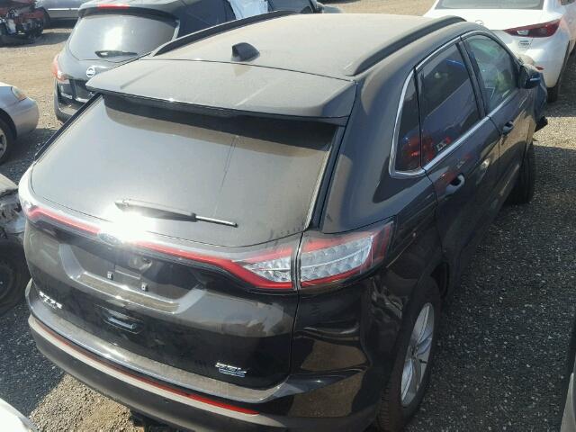 2FMPK4J99GBC42335 - 2016 FORD EDGE SEL BLACK photo 4