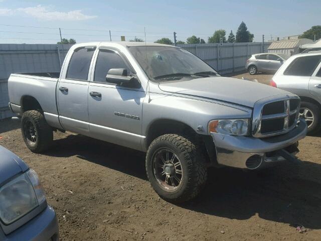 3D7KU28673G773622 - 2003 DODGE RAM 2500 S SILVER photo 1