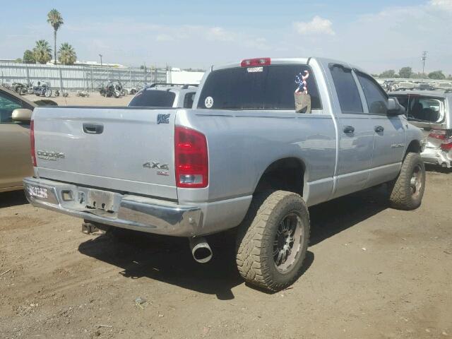 3D7KU28673G773622 - 2003 DODGE RAM 2500 S SILVER photo 4