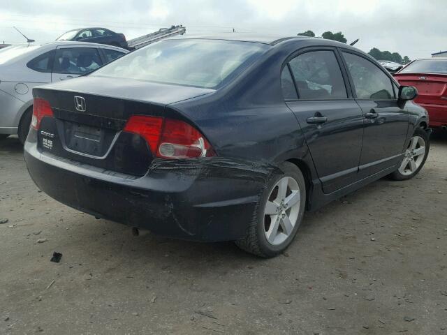 1HGFA16836L058770 - 2006 HONDA CIVIC BLACK photo 4