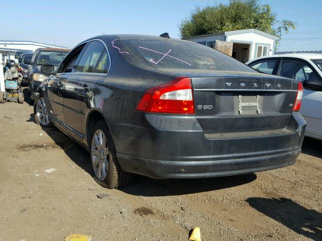 YV1AS982791106228 - 2009 VOLVO S80 3.2 CHARCOAL photo 3