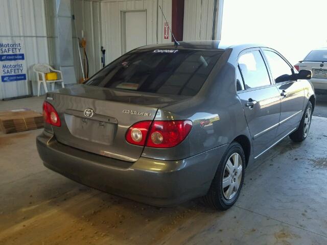 1NXBR30E87Z852459 - 2007 TOYOTA COROLLA GRAY photo 4