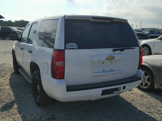 1GNLC2E07DR353711 - 2013 CHEVROLET TAHOE C150 WHITE photo 3