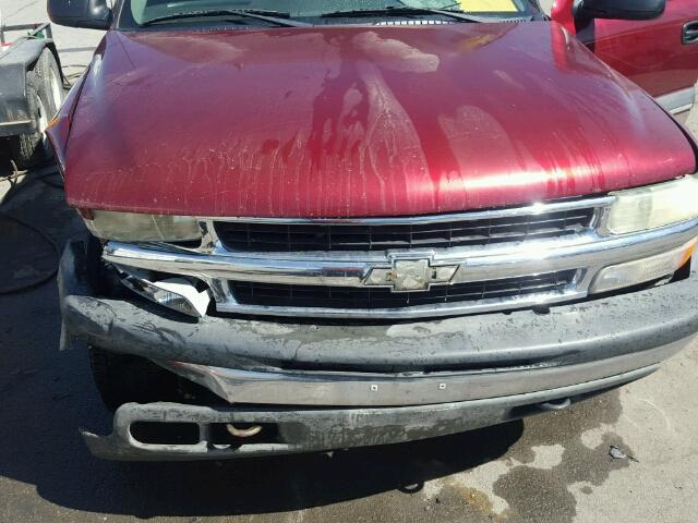 1GNEK13Z93R109239 - 2003 CHEVROLET TAHOE K150 BURGUNDY photo 7