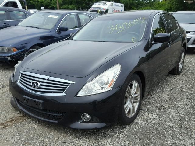 JN1DV6AR4CM731159 - 2012 INFINITI G25 BLACK photo 2