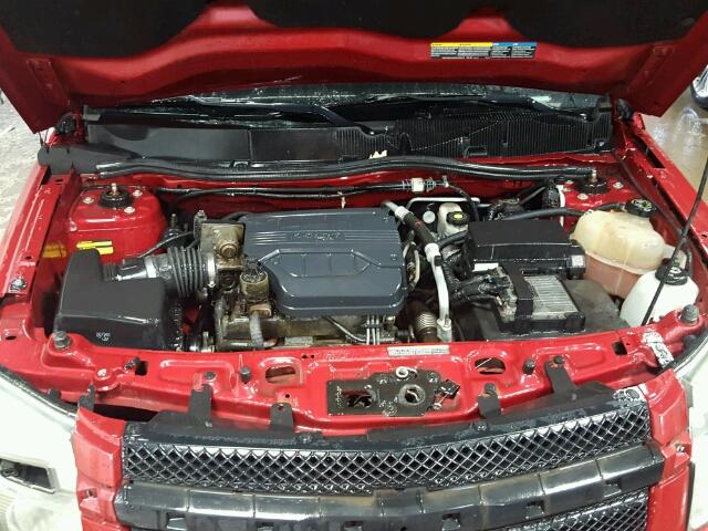 2CNDL23F866025664 - 2006 CHEVROLET EQUINOX LS RED photo 7