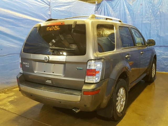 4M2CN9HG3AKJ20606 - 2010 MERCURY MARINER PR GRAY photo 4