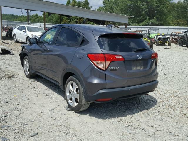 3CZRU5H56GM708036 - 2016 HONDA HR-V EX GRAY photo 3