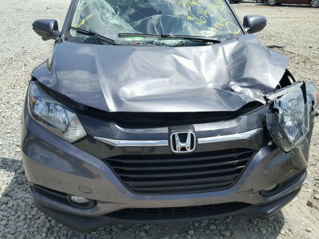 3CZRU5H56GM708036 - 2016 HONDA HR-V EX GRAY photo 9