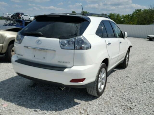 2T2HK31U19C099359 - 2009 LEXUS RX WHITE photo 4