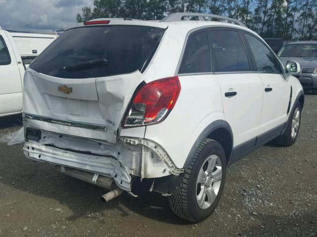 3GNAL2EK4FS502522 - 2015 CHEVROLET CAPTIVA LS WHITE photo 4