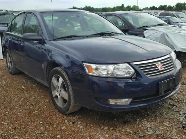 1G8AL55F17Z111193 - 2007 SATURN ION LEVEL BLUE photo 1