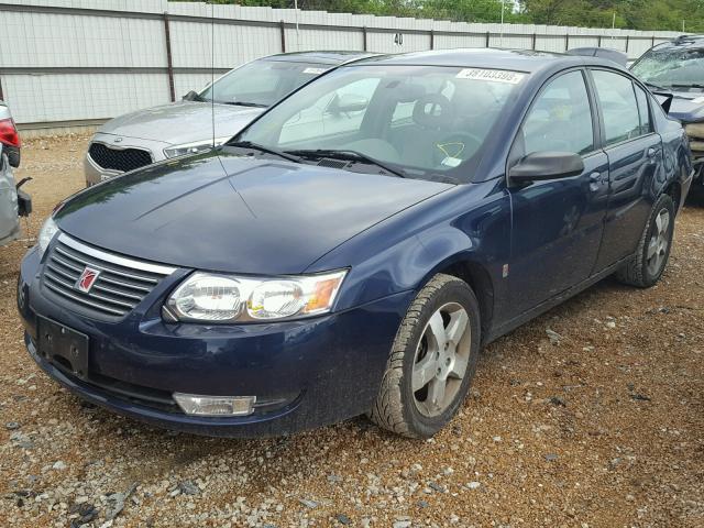 1G8AL55F17Z111193 - 2007 SATURN ION LEVEL BLUE photo 2