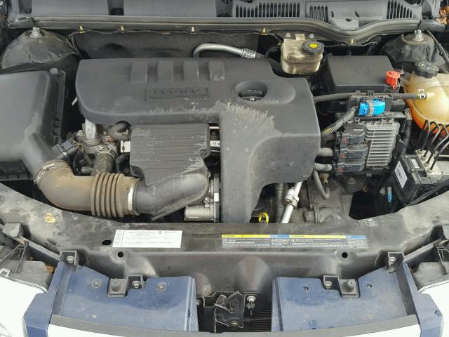 1G8AL55F17Z111193 - 2007 SATURN ION LEVEL BLUE photo 7