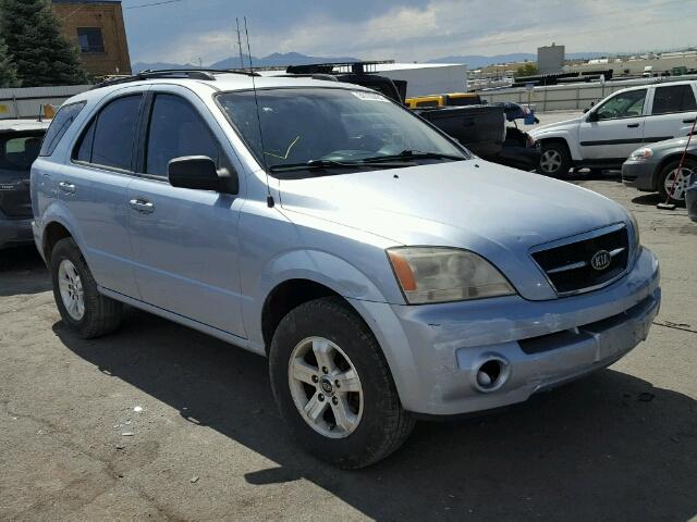 KNDJD733555496057 - 2005 KIA SORENTO EX BLUE photo 1