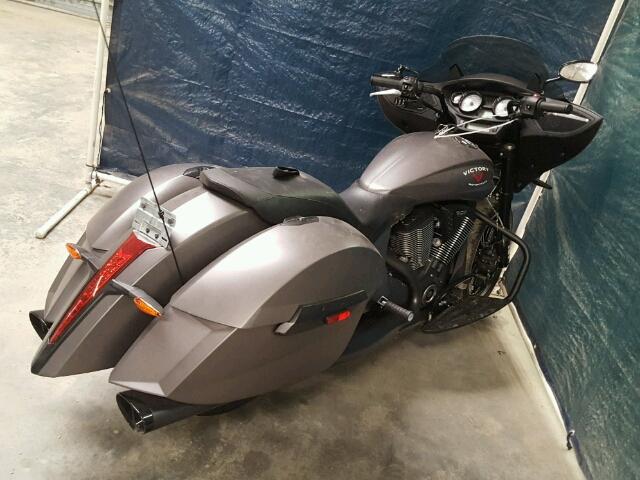 5VPDB36N2E3031077 - 2014 VICTORY MOTORCYCLES CROSS COUN Gris foto 4