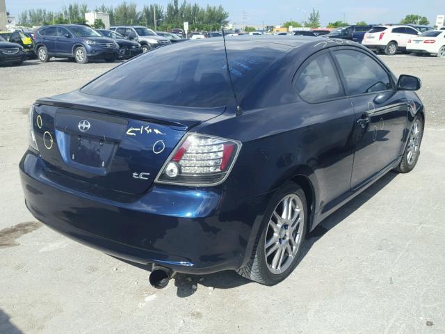 JTKDE177270217788 - 2007 TOYOTA SCION TC 蓝色 照片 4