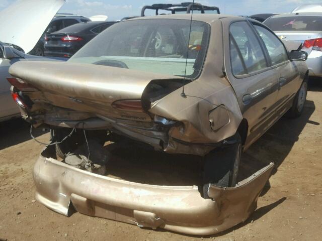 1G1JC5242W7185430 - 1998 CHEVROLET CAVALIER GOLD photo 4