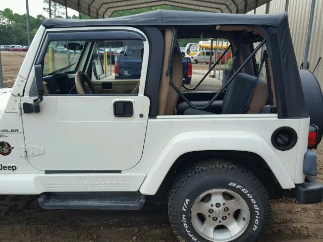 1J4FA59S01P303906 - 2001 JEEP WRANGLER S WHITE photo 10