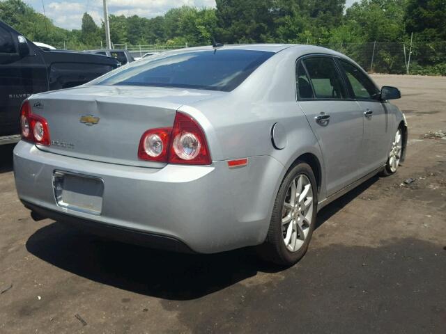 1G1ZE5E14BF329588 - 2011 CHEVROLET MALIBU LTZ 银色 照片 4