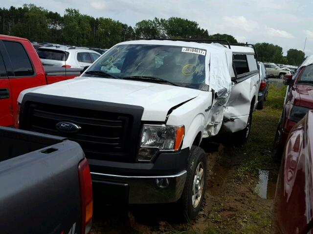 1FTMF1EM0EKG32512 - 2014 FORD F150 GRAY photo 2