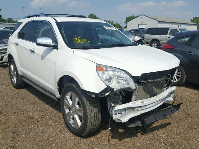 2CNFLGE51B6409239 - 2011 CHEVROLET EQUINOX LT WHITE photo 1