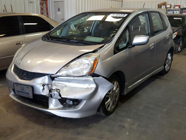 JHMGE8H52BS004653 - 2011 HONDA FIT SPORT SILVER photo 2