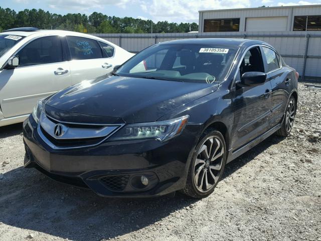 19UDE2F83GA016288 - 2016 ACURA ILX PREMIU BLACK photo 2