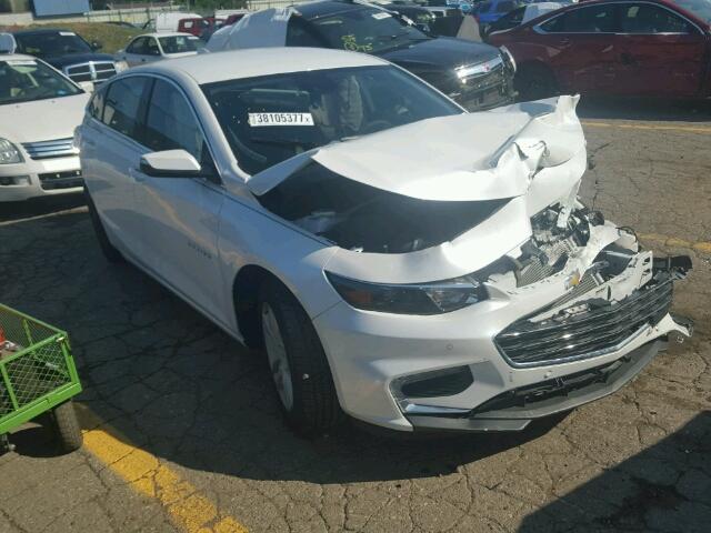 1G1ZE5ST3HF111429 - 2017 CHEVROLET MALIBU WHITE photo 1