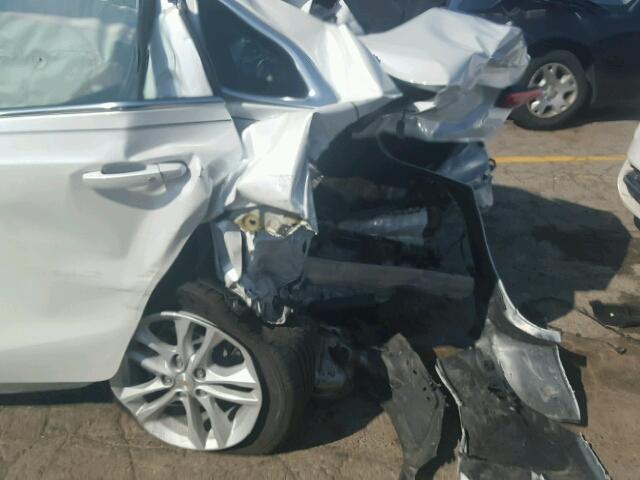 1G1ZE5ST3HF111429 - 2017 CHEVROLET MALIBU WHITE photo 10