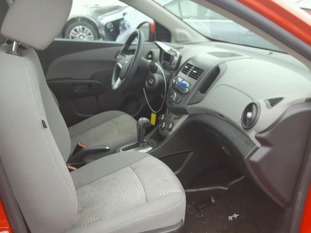 1G1JA5SH1C4152120 - 2012 CHEVROLET SONIC LS 橙色 照片 5