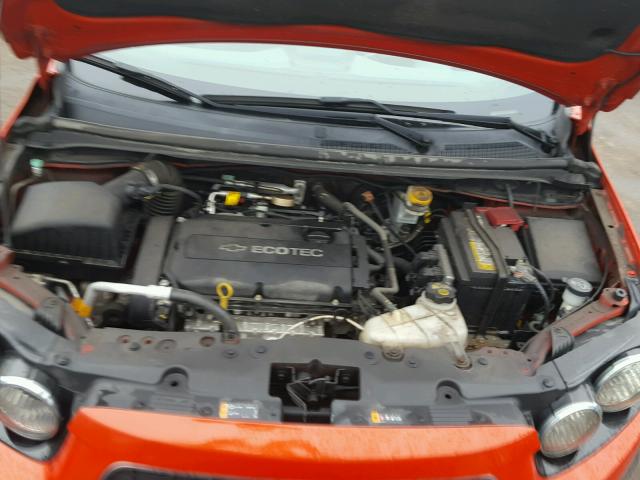 1G1JA5SH1C4152120 - 2012 CHEVROLET SONIC LS 橙色 照片 7