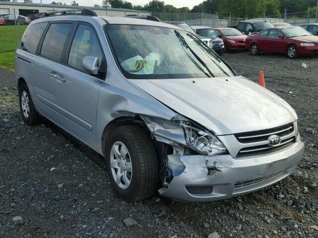 KNDMB233166047976 - 2006 KIA SEDONA EX SILVER photo 1