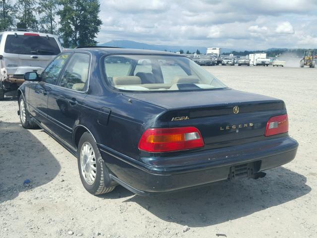 JH4KA7671RC007066 - 1994 ACURA LEGEND LS GREEN photo 3