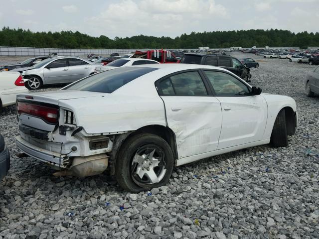 2C3CDXAG2EH125689 - 2014 DODGE CHARGER PO WHITE photo 4