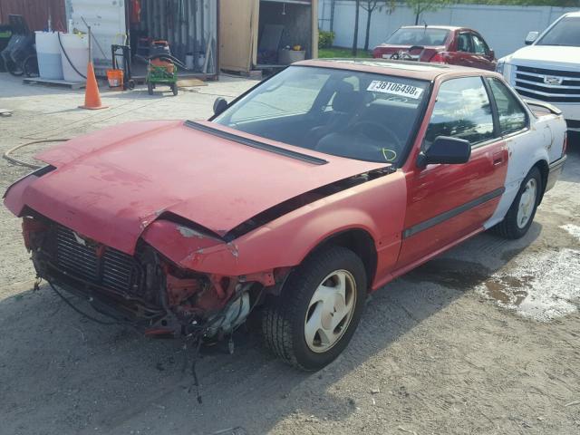 JHMBA4232MC003800 - 1991 HONDA PRELUDE SI RED photo 2