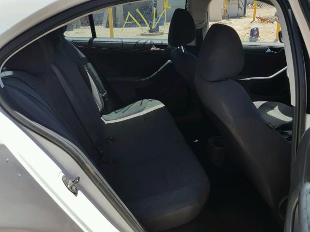 3VW2K7AJXCM354044 - 2012 VOLKSWAGEN JETTA BASE 白色 照片 6