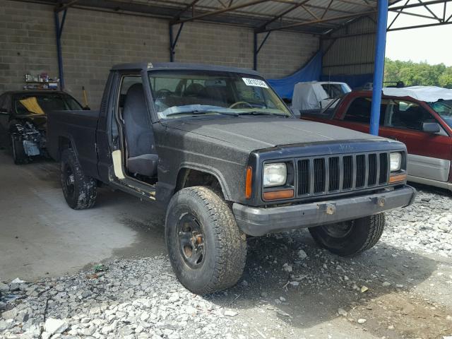 1JTMW64P6JT015711 - 1988 JEEP COMANCHE P BLACK photo 1