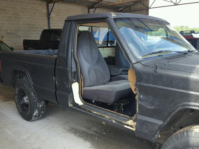 1JTMW64P6JT015711 - 1988 JEEP COMANCHE P BLACK photo 9