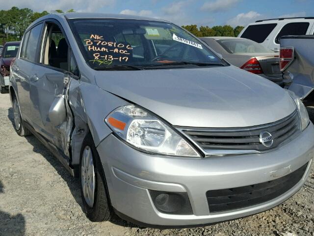 3N1BC1CP2CK812415 - 2012 NISSAN VERSA S SILVER photo 1