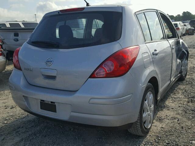 3N1BC1CP2CK812415 - 2012 NISSAN VERSA S SILVER photo 4