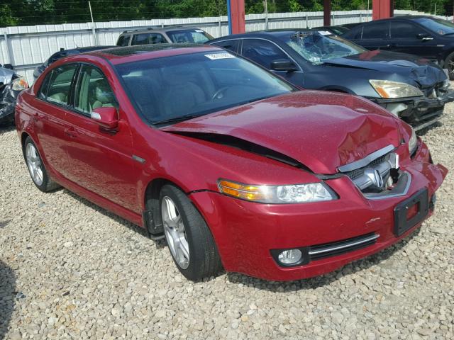 19UUA66207A021902 - 2007 ACURA TL RED photo 1