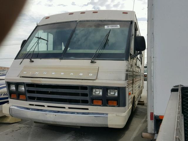 1GBJP37W7H3326386 - 1987 CHEVROLET WINNEBAGO BEIGE photo 2